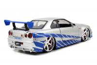 Rychle a zběsile auto 2002 Nissan Skyline 1:24